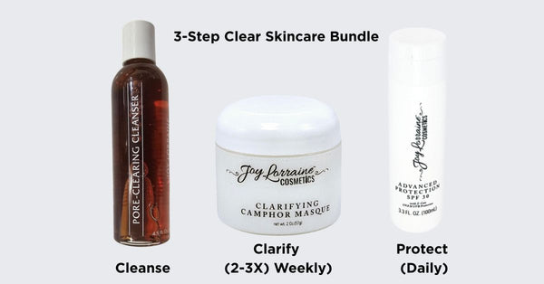 Three skincare products for melanin-rich, oily skin to unclog pores, reduce shine and protect against sun damage.