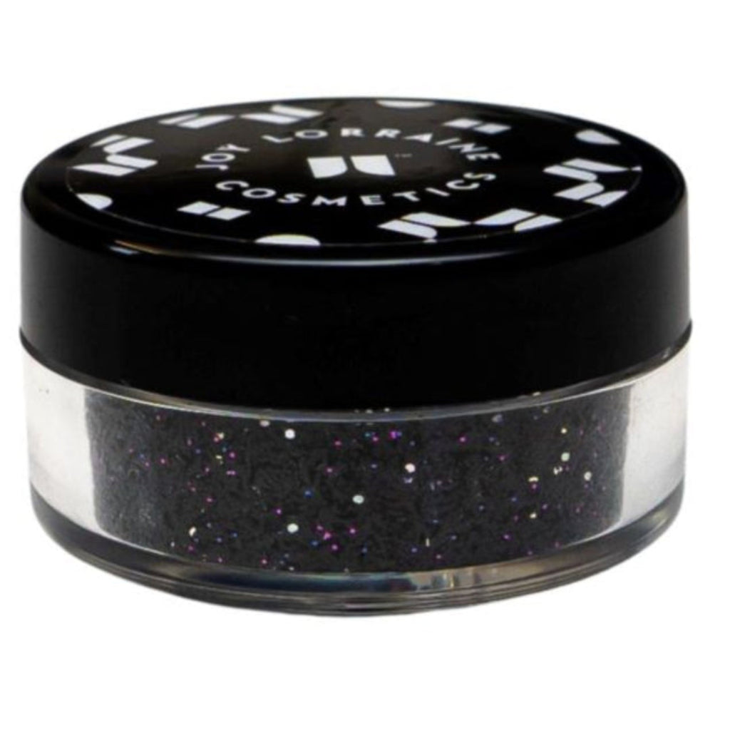 Cosmetic grade loose glitter mix in jar with intense sparkles for bold eye looks, face glitter makeup looks, glitter lips and body art.