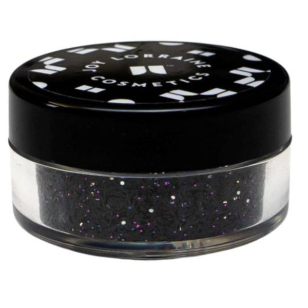 Cosmetic grade loose glitter mix in jar with intense sparkles for bold eye looks, face glitter makeup looks, glitter lips and body art.