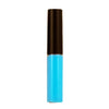 Blue liquid lipstick with buildable medium coverage and a soft semi-matte finish. 