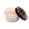 Butternut Setting Powder shown in open jar with finely milled matte texture for blurring pores and controlling shine.