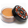 Open jar of lightweight, buildable cream foundation showing shade with a smooth, even-tone finish for a radiant glow.