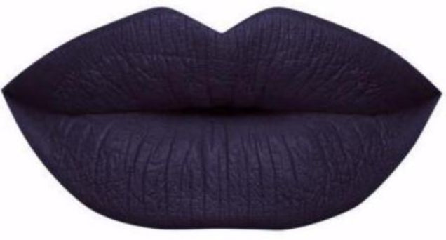 Bold purple matte liquid lipstick with high pigment color payoff.