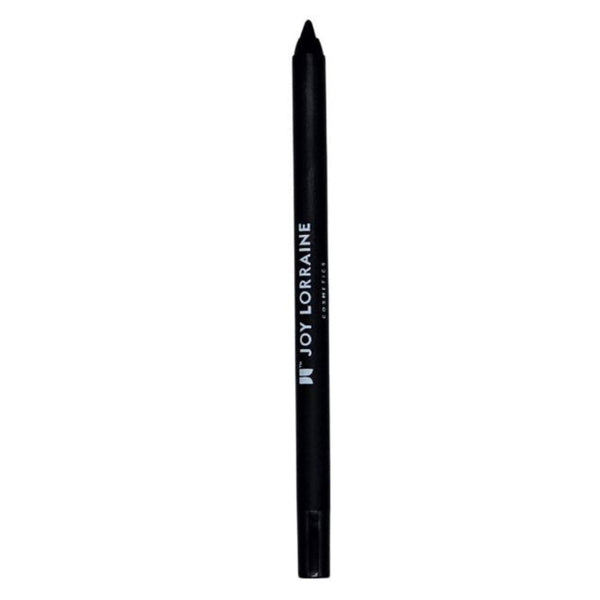 Black gel eyeliner pencil, waterproof and smudge-proof for smooth long-lasting wear.