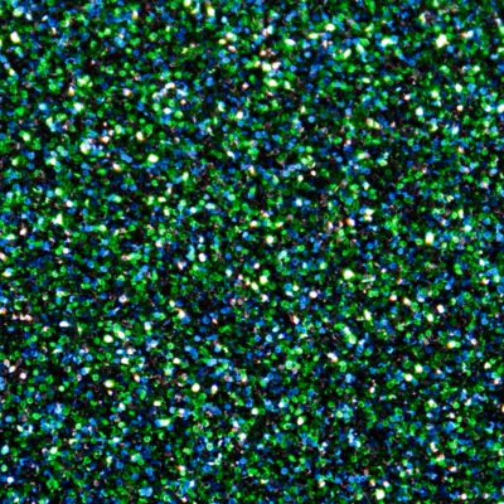Cosmetic loose glitter swatch with intense sparkles for bold eye looks, face glitter makeup looks, glitter lips and body art.