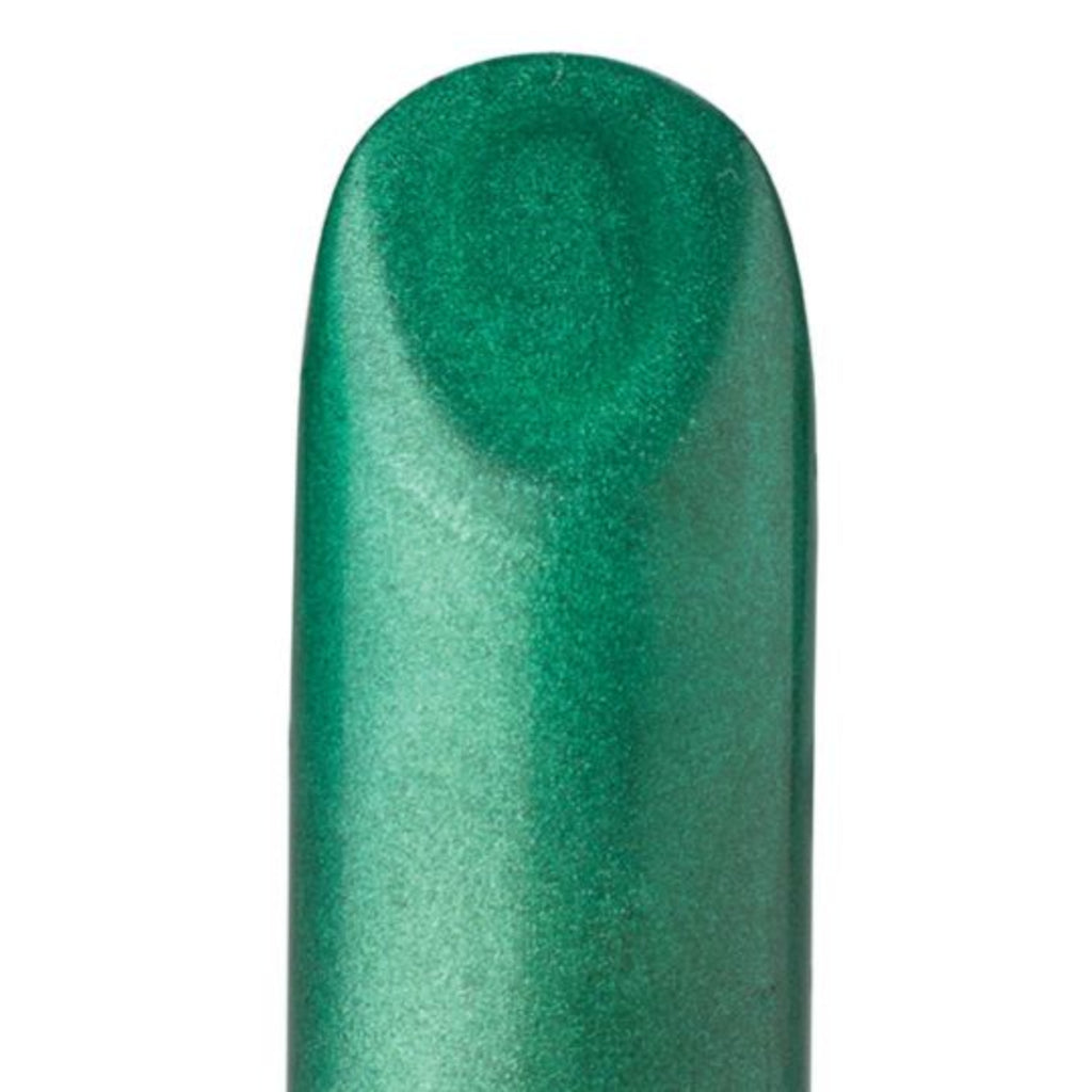 A green metallic wintergreen lipstick with high-intensity pigments for bold makeup lovers.
