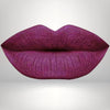 Berry liquid lipstick with a smudge-resistant, long-lasting matte finish and bold, full-coverage color.