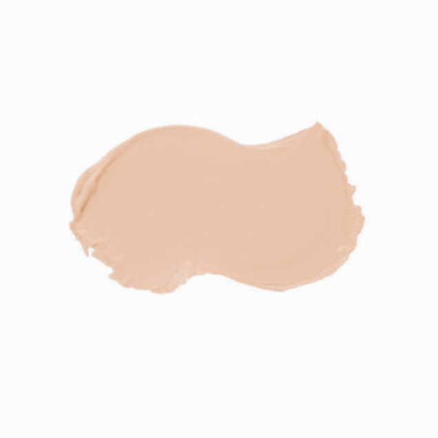 Swatch of Light Amber camouflage corrector showing a light-to-medium shade with warm golden undertones.
