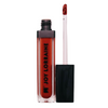 Liquid matte lipstick in burnt orange shade with long-wear, smudge-resistant matte finish.