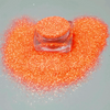 Bright Orange loose glitter - Candy in open jar with ultrafine cosmetic-grade glitter for eyes, face, lips and body. 