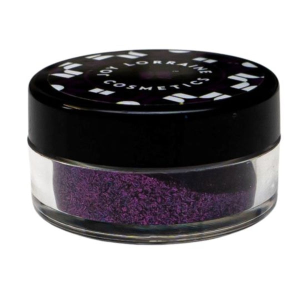 Deep Purple loose glitter - Jasmine in jar with ultrafine cosmetic-grade glitter for eyes, face, lips and body. 