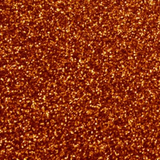 Orange-Brown loose glitter swatch - Copper with ultra-fine cosmetic-grade glitter for eyes, face, lips and body. 
