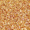 Warm Gold glitter swatch showing loose cosmetic-grade glitter for eyes, face, lips and body. 