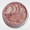 Loose Pink Highlighter - ManGLOWrose in open jar with iridescent pink highlighter makeup for face and body. 