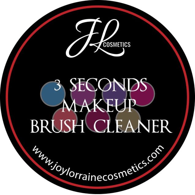 Makeup Brush Cleaner;  quickly remove color from brushes without water.