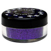 Cosmetic grade loose glitter in jar with intense sparkles for bold eye looks, face glitter makeup looks, glitter lips and body art.