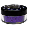 Purple Sparkling Effect Glitter; a loose glitter makeup.