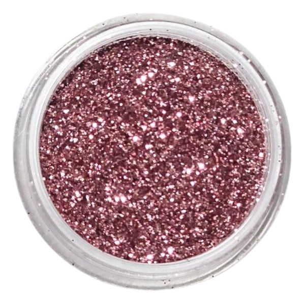 Cosmetic grade loose glitter display with intense sparkles for bold eye looks, face glitter makeup looks, glitter lips and body art.