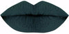 Swatch of Serpent Lipstick; a long-lasting dark green lipstick