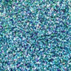 Blue holographic eye makeup loose glitter for dazzling festival, face, and body looks.

