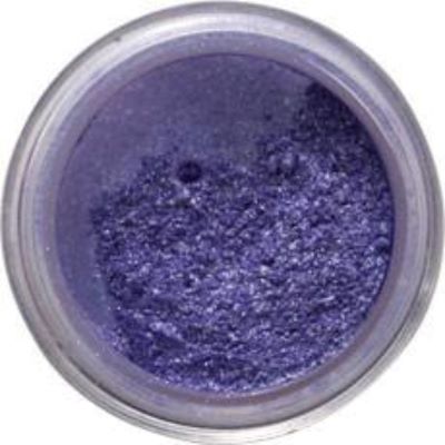 Violet Shimmer Eyeshadow; a loose eyeshadow with microfine sparkling particles.