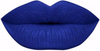 Swatch of Sugar Plum Lipstick; a long-lasting blue lipstick