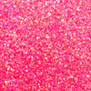 Swatch of Barbie Pink Sparkling Effect Glitter; a loose glitter makeup