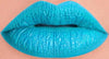 Blue Raspberry Lipstick Swatch; a long-lasting blue lipstick