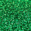 Swatch of Emerald Sparkling Effect Glitter; a loose glitter makeup