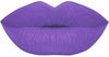 Swatch of Island Punch Lipstick; long-lasting matte purple lipstick.