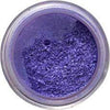 Violet loose shimmer eyeshadow with silver flecks and vibrant color for eye and body makeup looks.
